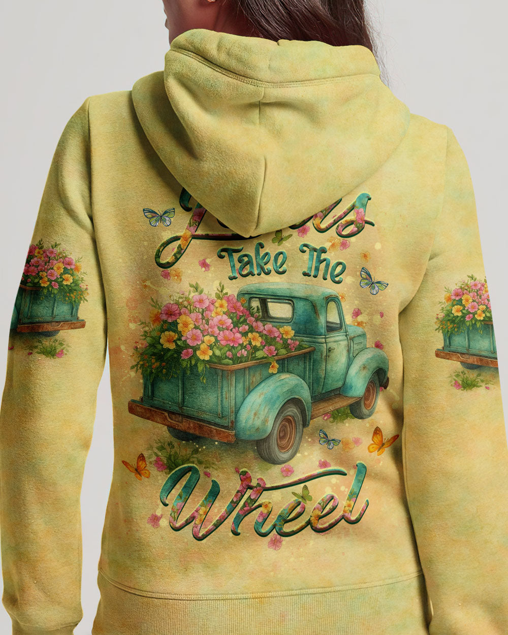 Jesus Take The Wheel Women's All Over Print Shirt - Yhdu1806254