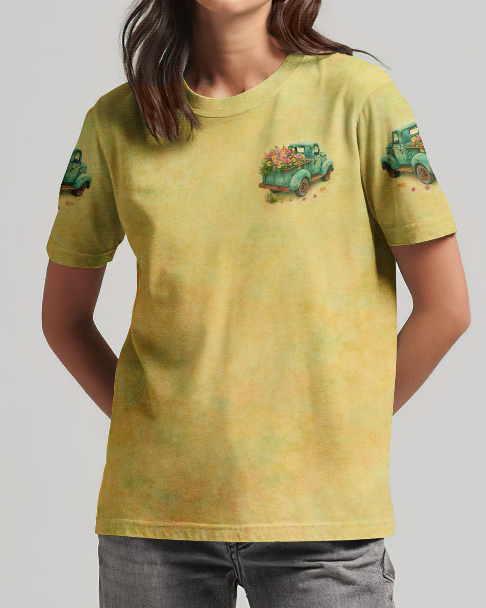 Jesus Take The Wheel Women's All Over Print Shirt - Yhdu1806254
