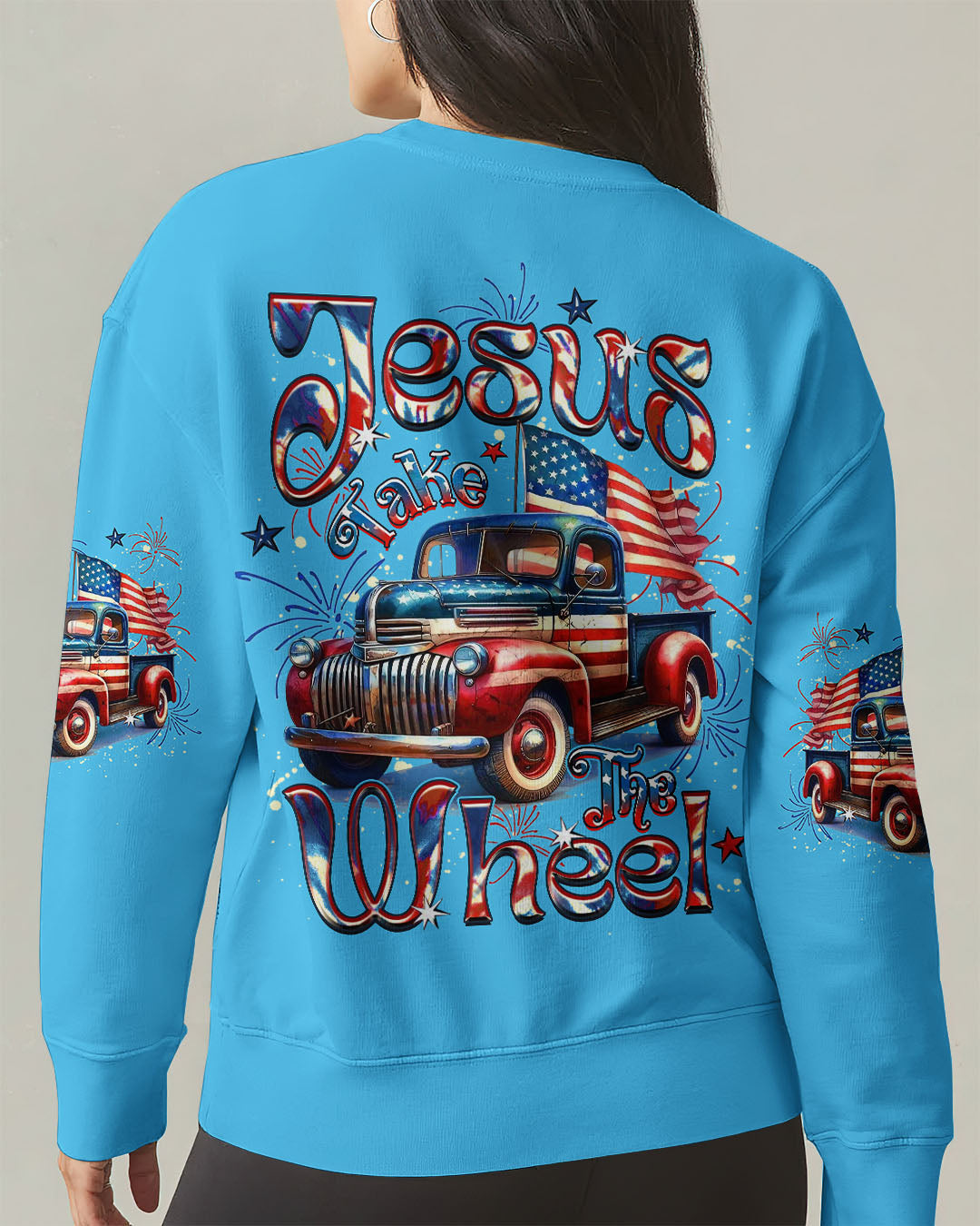 Jesus Take The Wheel Women's All Over Print Shirt - Yhdu2205254
