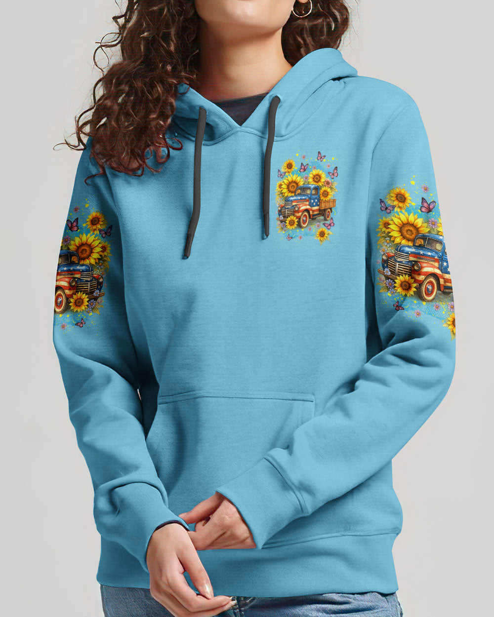 Jesus Take The Wheel Sunflowers Women's All Over Print Shirt - Yhdu2705254