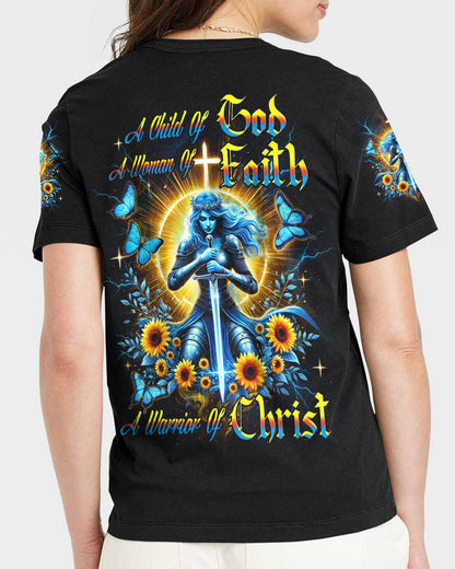 A Child Of God A Woman Of Faith Women's All Over Print Shirt - Yhdu2805251