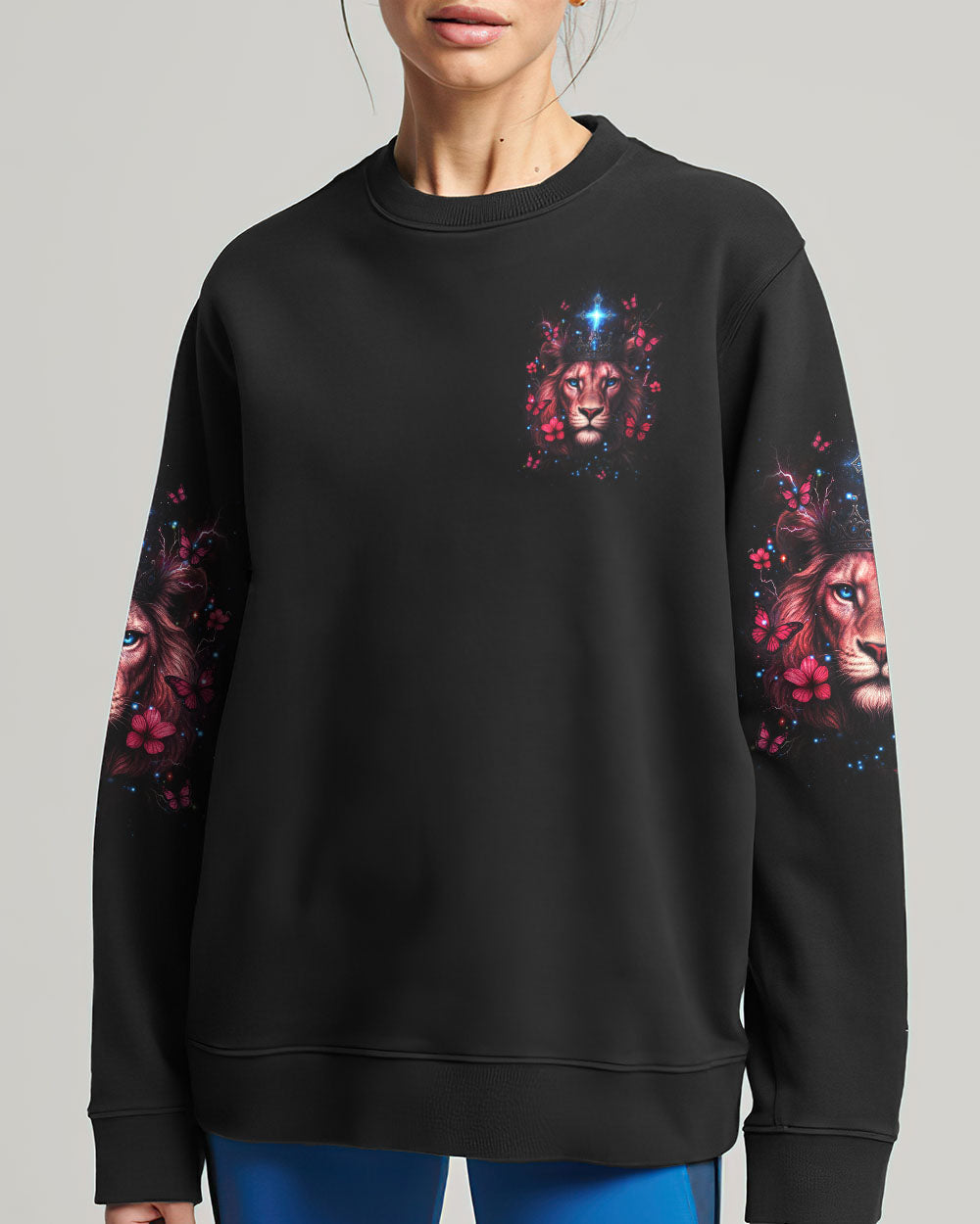 Jesus Dropped The Charges Lion Women's All Over Print Shirt - Yhdu2905254