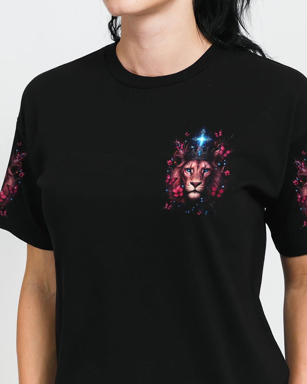 Jesus Dropped The Charges Lion Women's All Over Print Shirt - Yhdu2905254