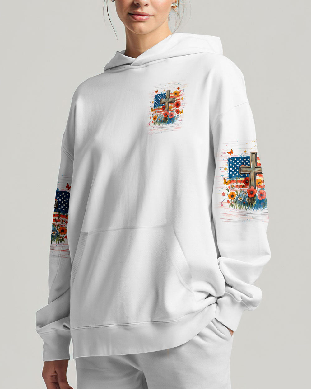 One Nation Under God Women's All Over Print Shirt - Yhhg1906254