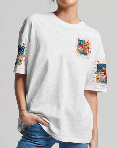 One Nation Under God Women's All Over Print Shirt - Yhhg1906254
