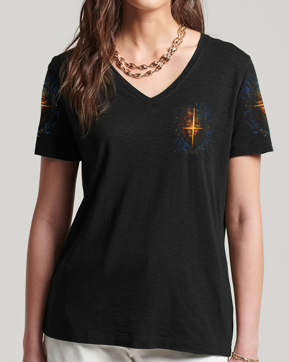 A Child Of God A Woman Of Faith Women's All Over Print Shirt - Yhlt0505251