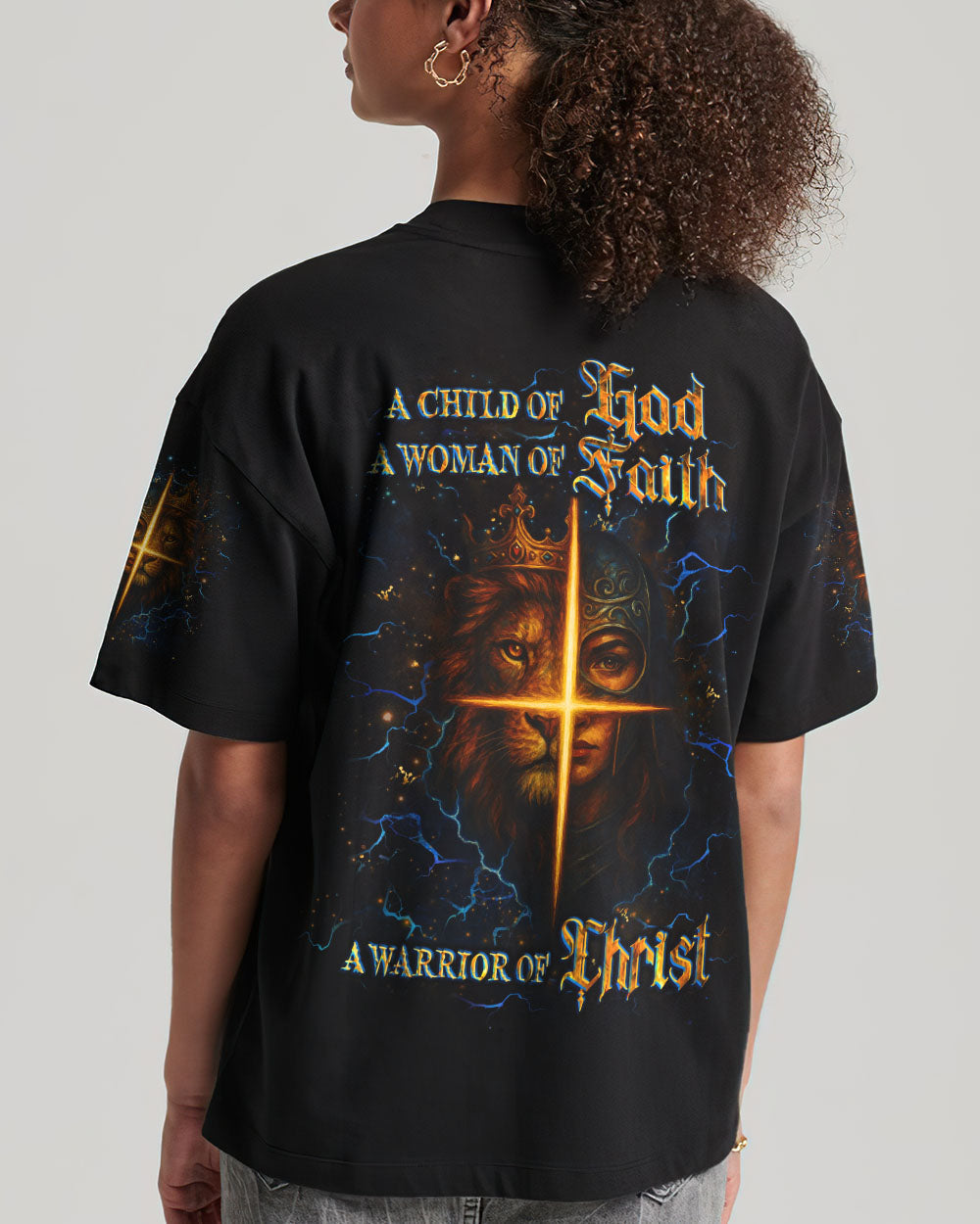 A Child Of God A Woman Of Faith Women's All Over Print Shirt - Yhlt0505251