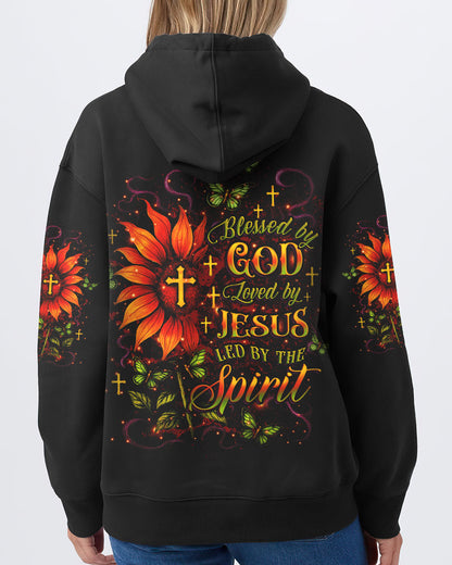 Blessed By God Loved By Jesus Led By The Spirit Women's All Over Print Shirt - Yhlt0605253