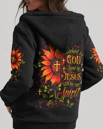 Blessed By God Loved By Jesus Led By The Spirit Women's All Over Print Shirt - Yhlt0605253