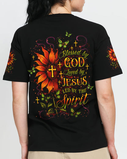 Blessed By God Loved By Jesus Led By The Spirit Women's All Over Print Shirt - Yhlt0605253