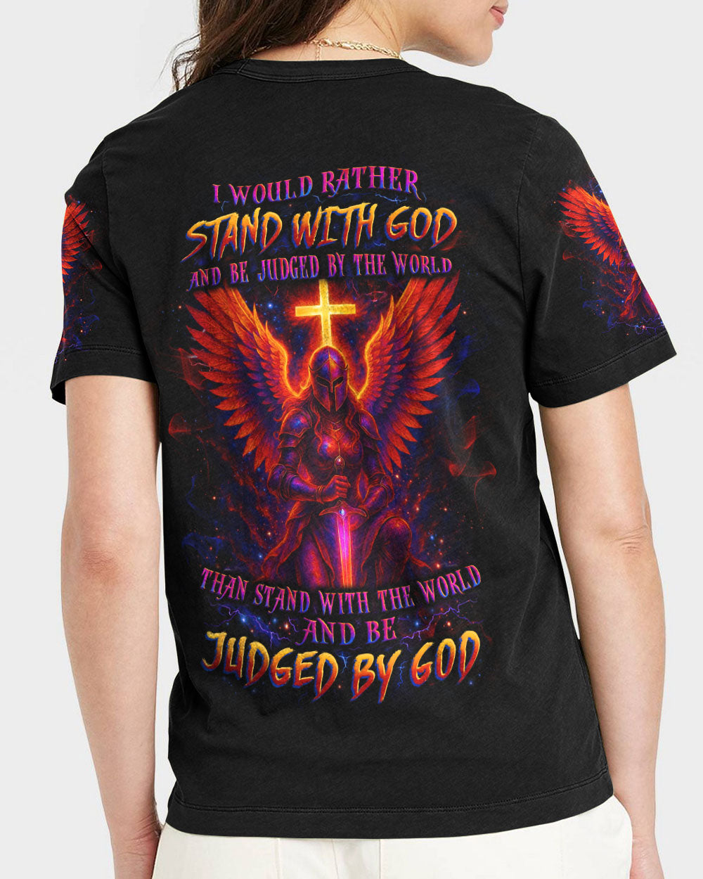 I Would Rather Stand With God Women's All Over Print Shirt - Yhlt0905254
