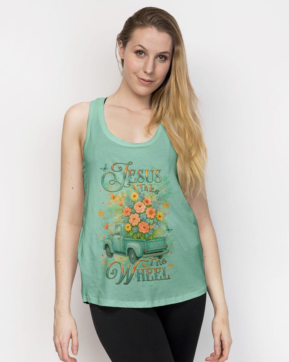 Jesus Take The Wheel Women's All Over Print Shirt - Yhlt1205254
