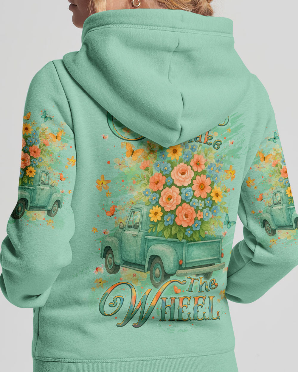 Jesus Take The Wheel Women's All Over Print Shirt - Yhlt1205254