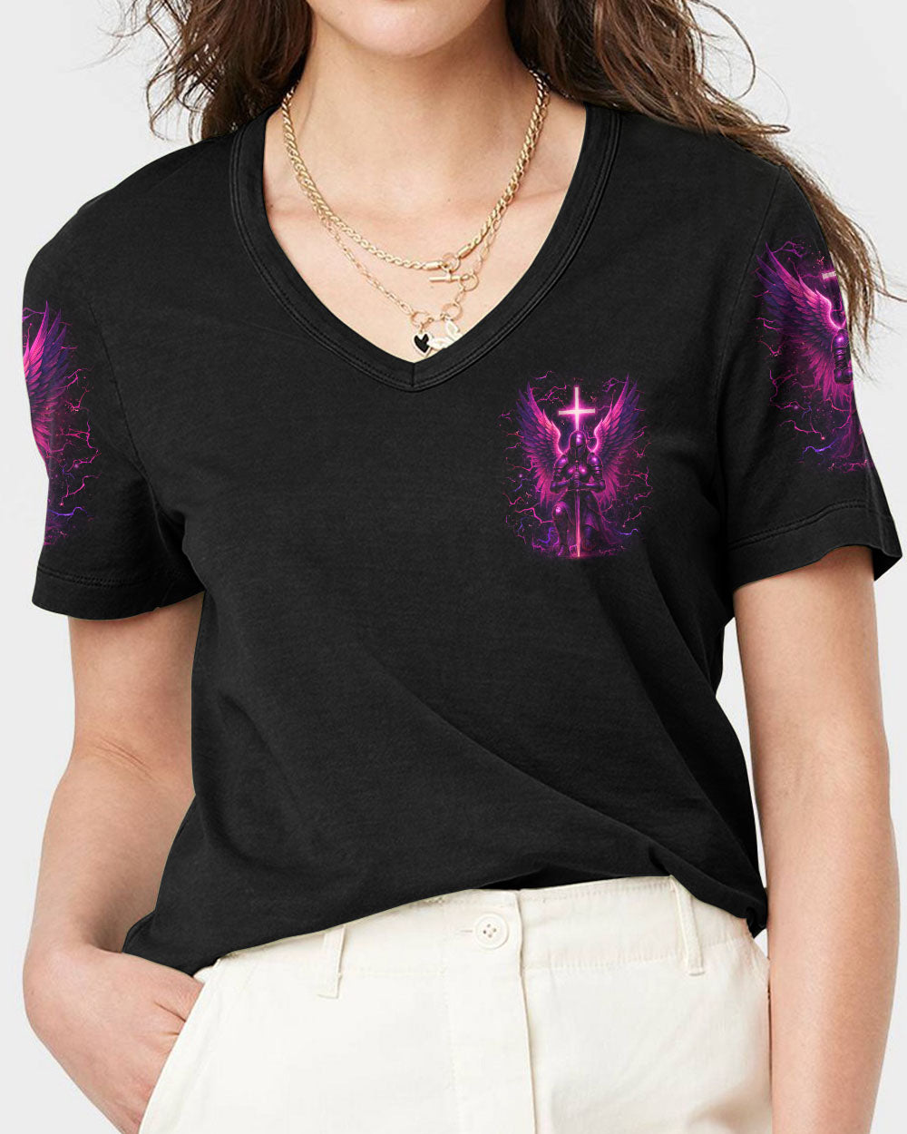 A Child Of God A Woman Of Faith Women's All Over Print Shirt - Yhlt1505251