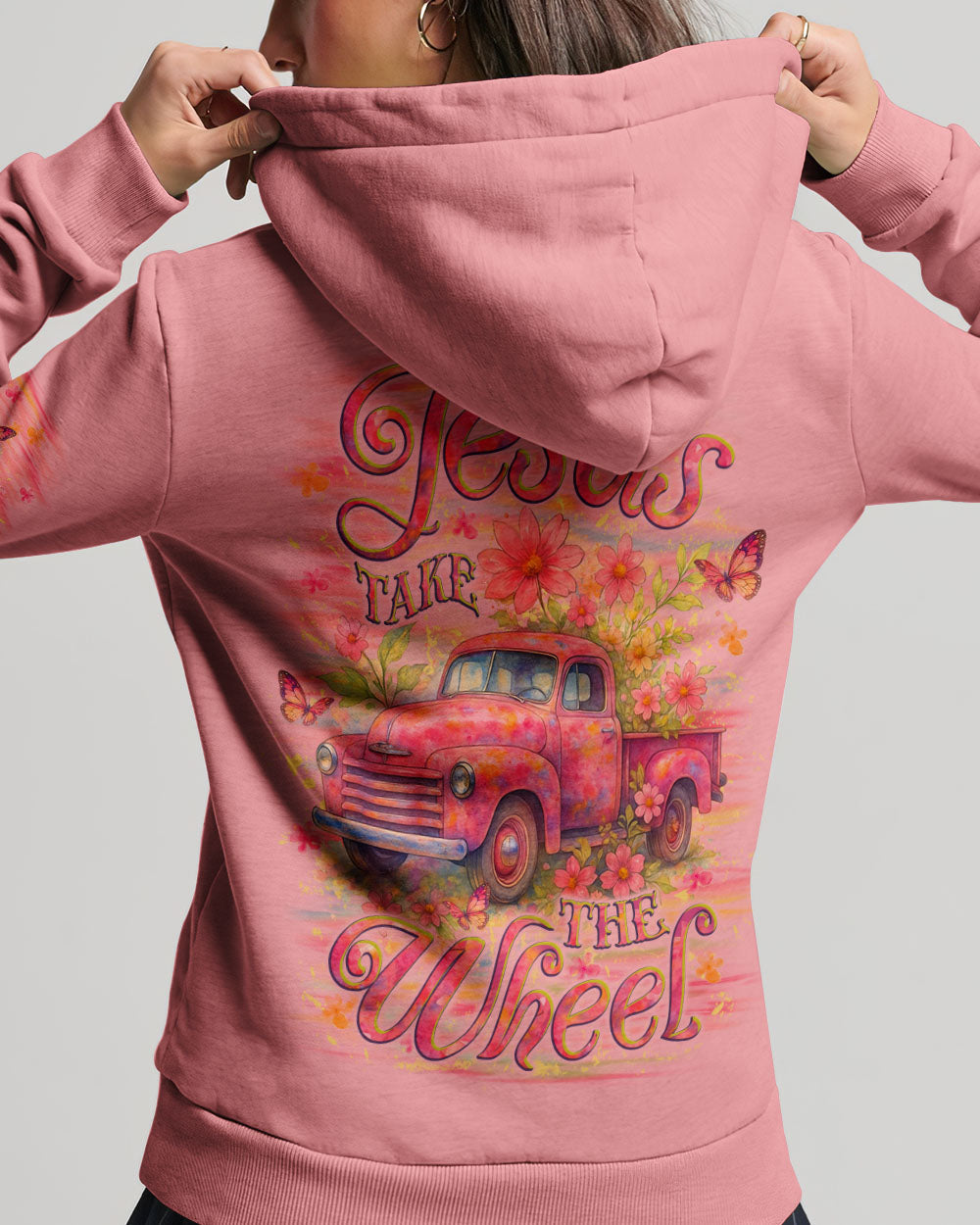 Jesus Take The Wheel Women's All Over Print Shirt - Yhlt1806251