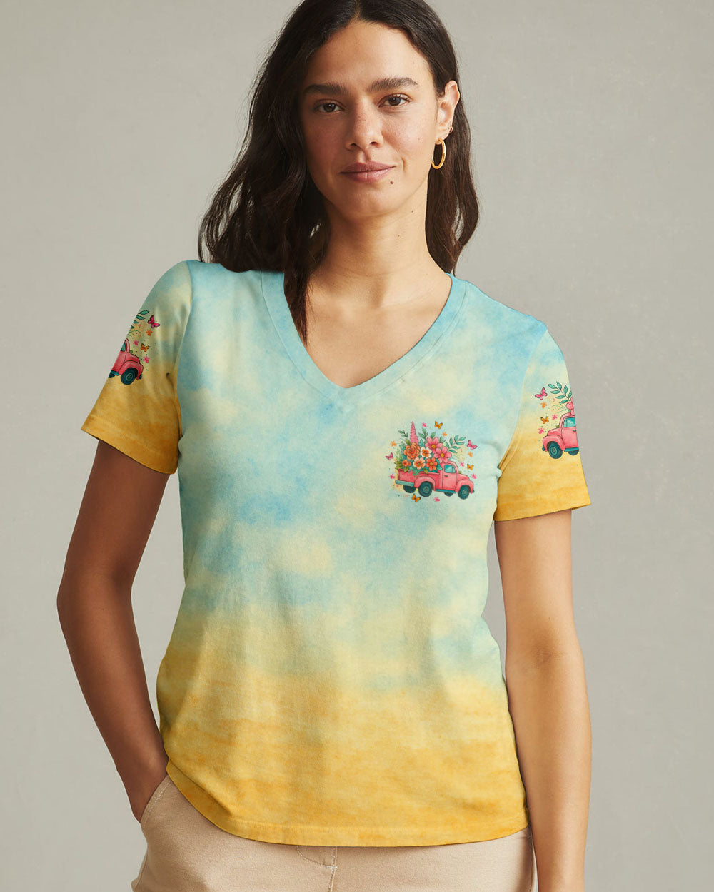 Jesus Take The Wheel Women's All Over Print Shirt - Yhlt2006253