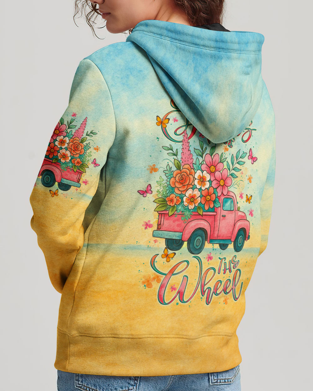 Jesus Take The Wheel Women's All Over Print Shirt - Yhlt2006253