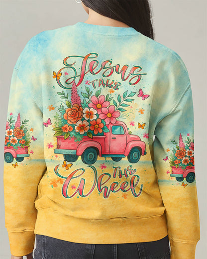 Jesus Take The Wheel Women's All Over Print Shirt - Yhlt2006253