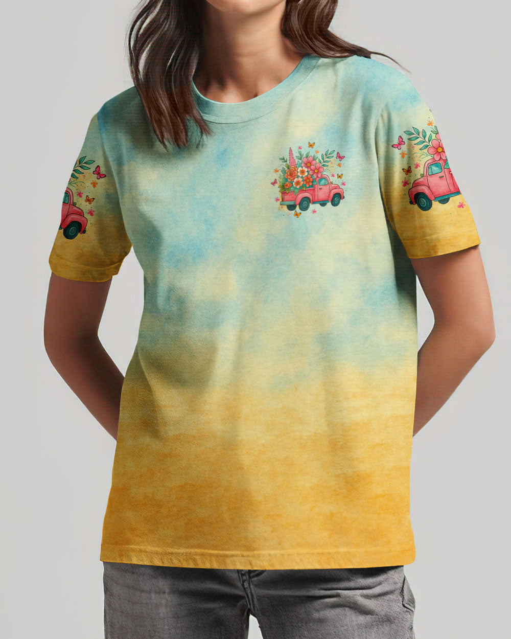 Jesus Take The Wheel Women's All Over Print Shirt - Yhlt2006253