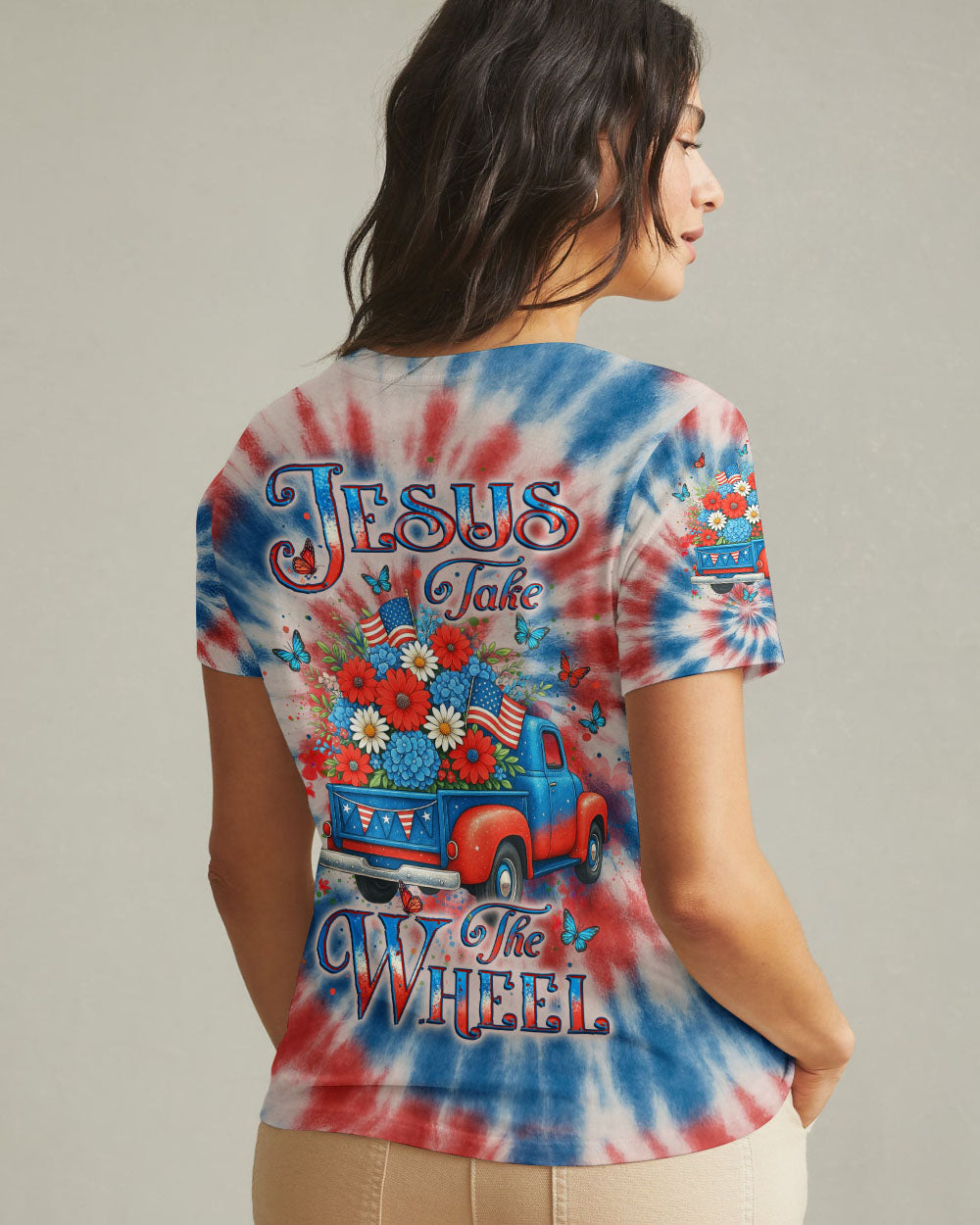 Jesus Take The Wheel Women's All Over Print Shirt - Yhlt2105252