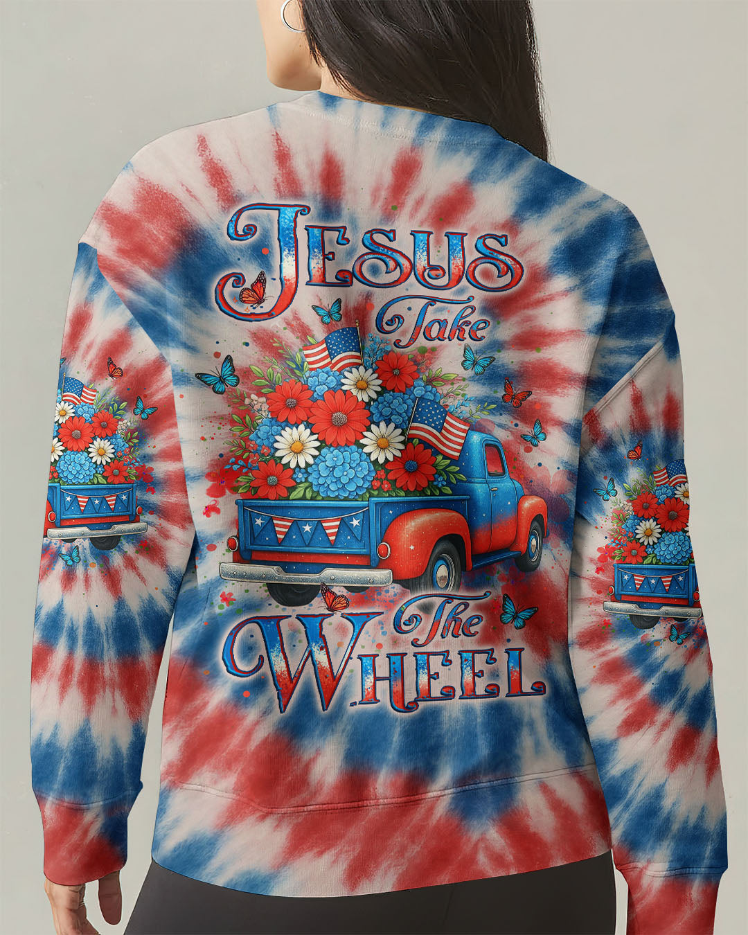 Jesus Take The Wheel Women's All Over Print Shirt - Yhlt2105252