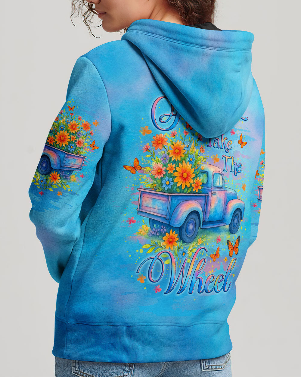 Jesus Take The Wheel Women's All Over Print Shirt - Yhlt1706253