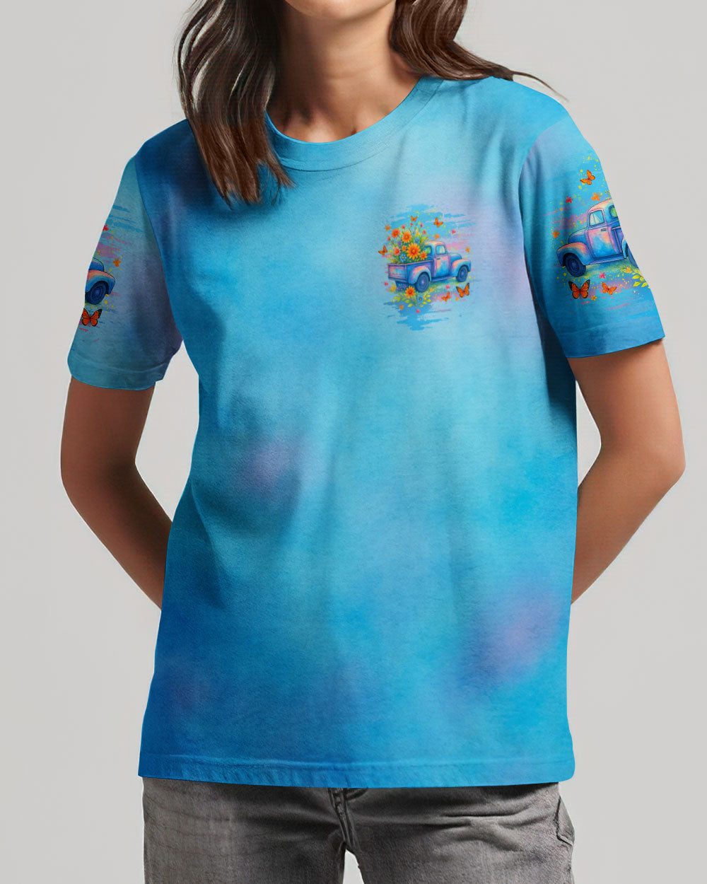 Jesus Take The Wheel Women's All Over Print Shirt - Yhlt1706253