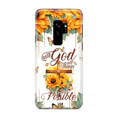 With God All Things Are Possible Phone Case - Tytd30062314