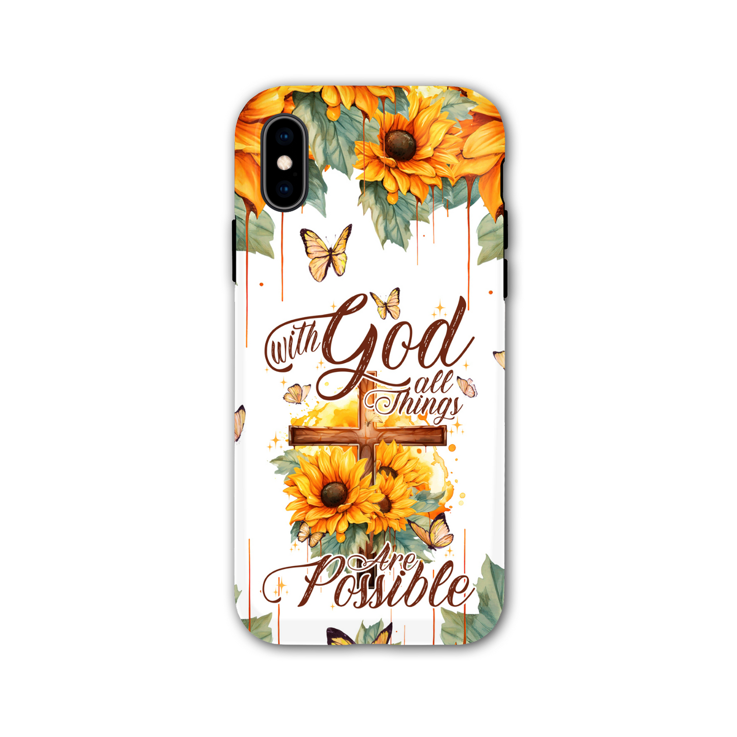 With God All Things Are Possible Phone Case - Tytd30062314