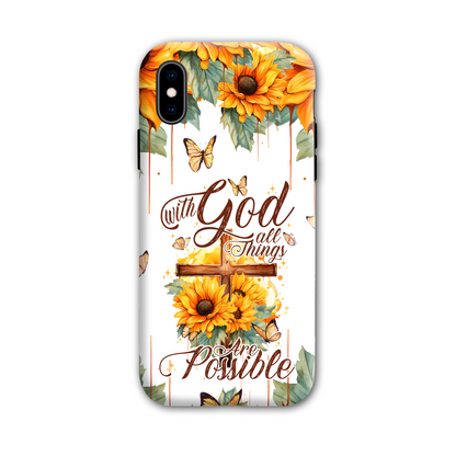 With God All Things Are Possible Phone Case - Tytd30062314