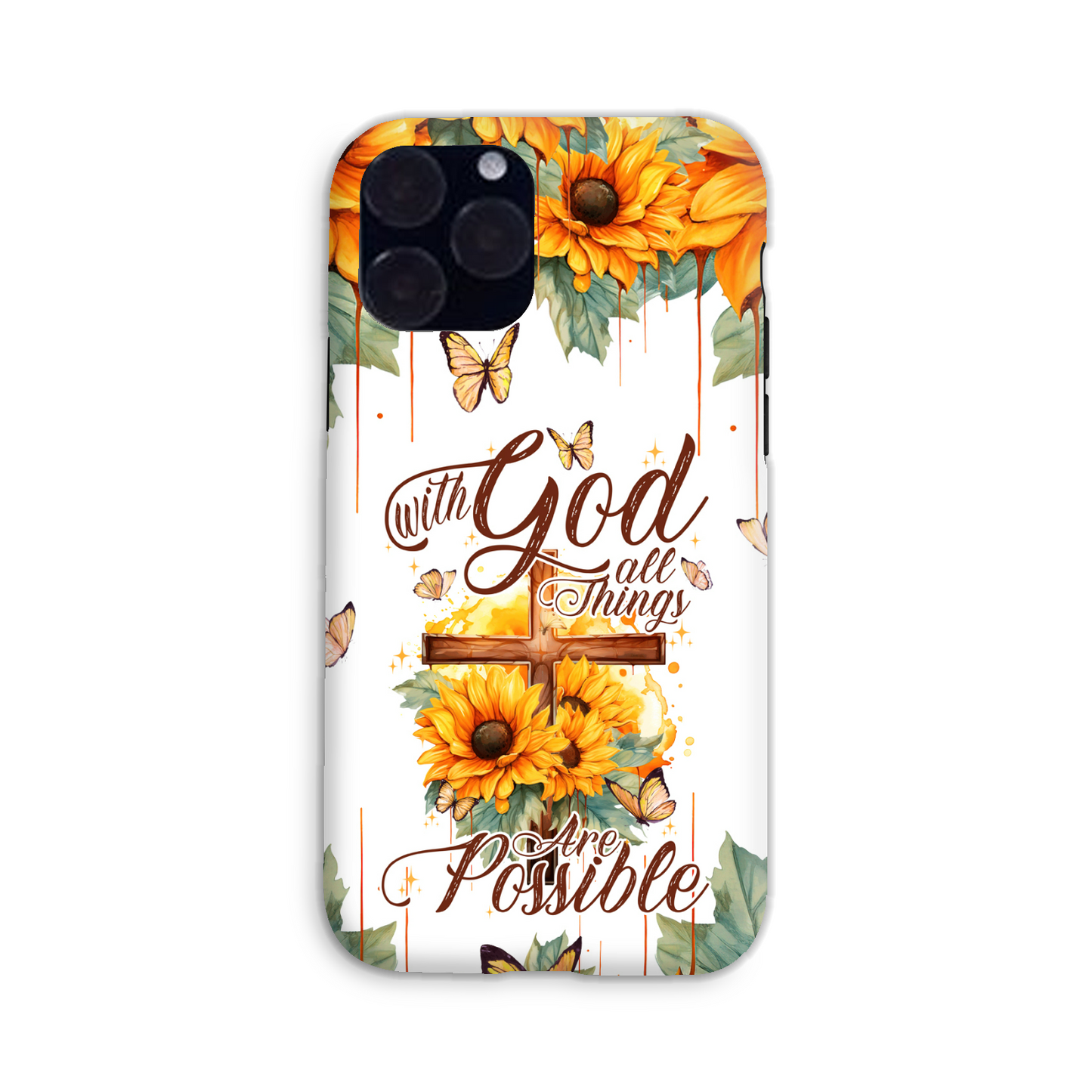 With God All Things Are Possible Phone Case - Tytd30062314