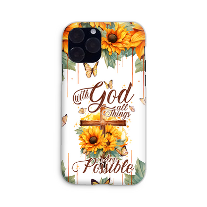 With God All Things Are Possible Phone Case - Tytd30062314
