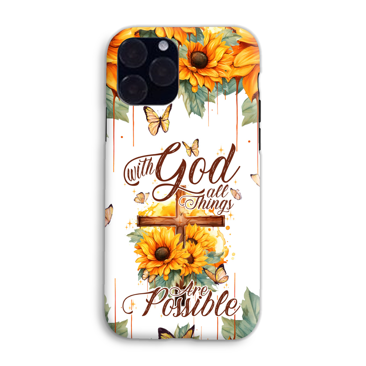 With God All Things Are Possible Phone Case - Tytd30062314