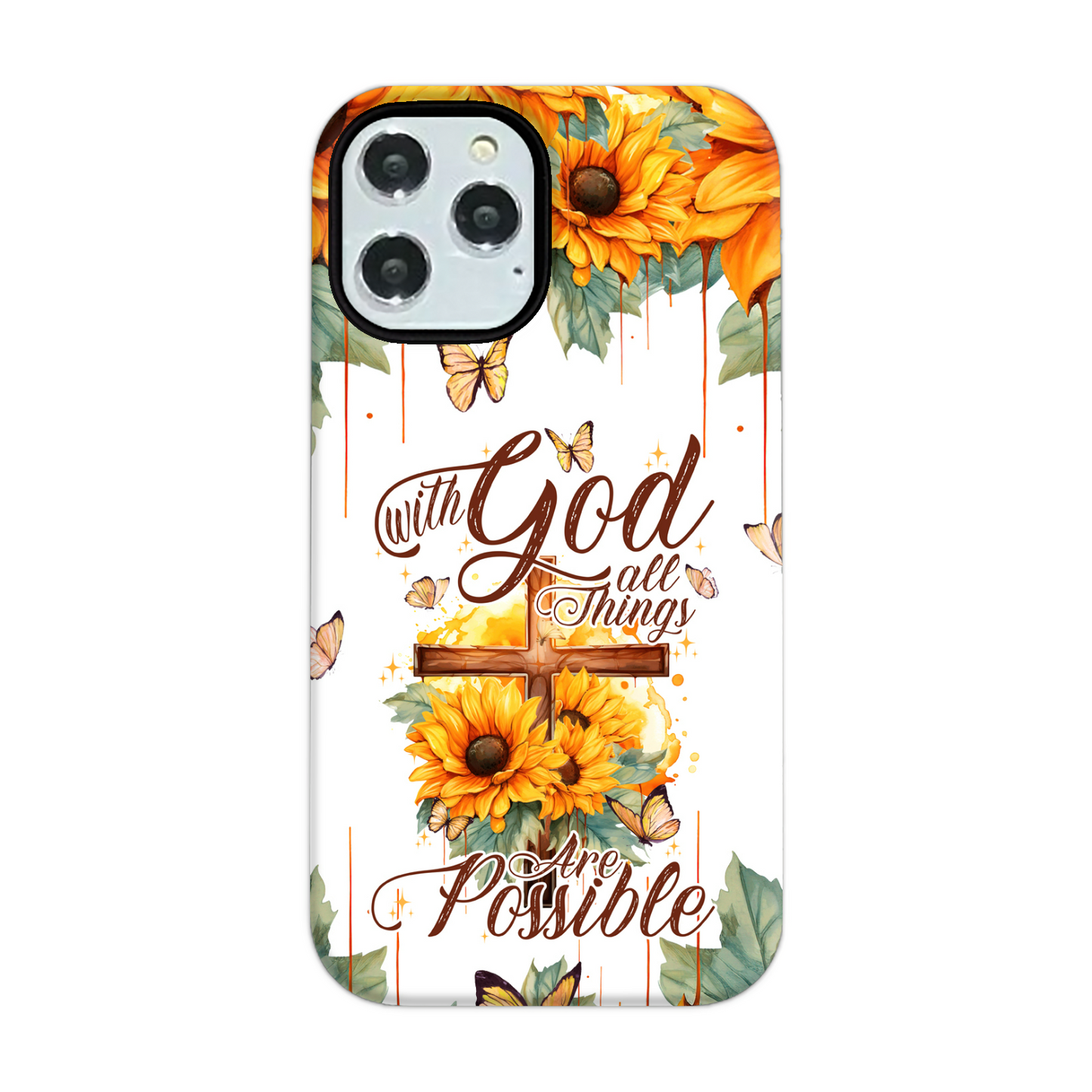 With God All Things Are Possible Phone Case - Tytd30062314