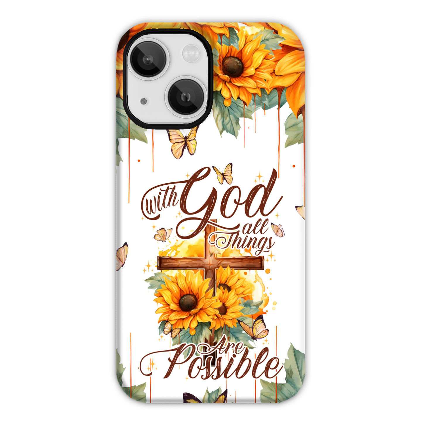 With God All Things Are Possible Phone Case - Tytd30062314