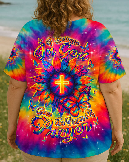 I Believe In God Women's All Over Print Shirt - Yhdu1306253