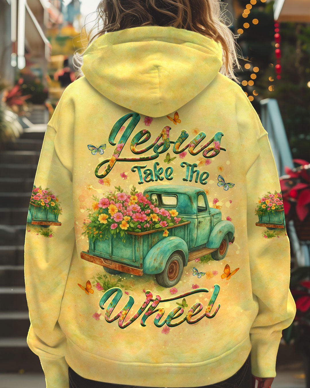 Jesus Take The Wheel Women's All Over Print Shirt - Yhdu1806254