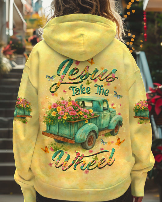 Jesus Take The Wheel Women's All Over Print Shirt - Yhdu1806254