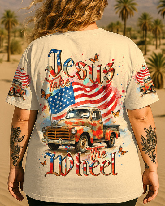 Jesus Take The Wheel  Women's All Over Print Shirt - Yhdu1905252