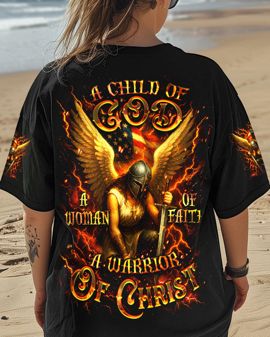 A Warrior Of Christ Woman All Over Print Shirt - Yhdu2105252