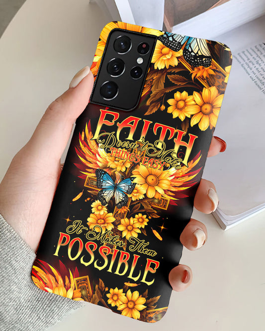 Faith Doesn't Make Things Easy Phone Case - Tytm2706231