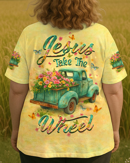 Jesus Take The Wheel Women's All Over Print Shirt - Yhdu1806254