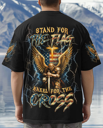 Stand For The Flag Kneel For The Cross Men's All Over Print Shirt - Yhln1504253