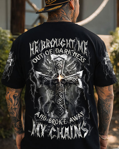 He Brought Me Out Of Darkness Men's All Over Print Shirt - Yhln0304253