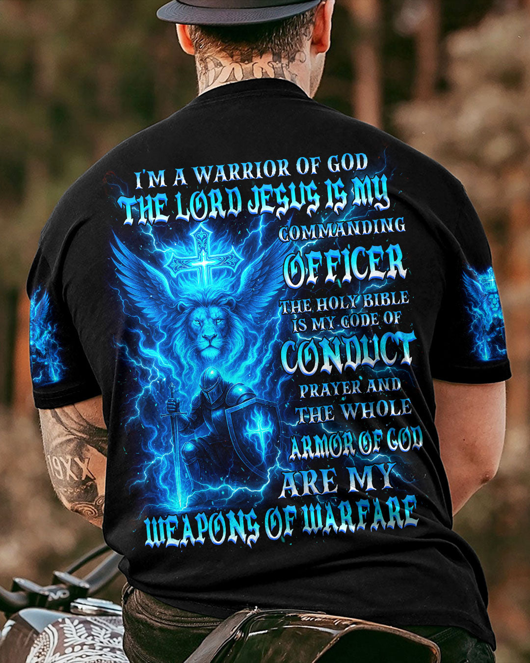 I'm A Warrior Of God Men's All Over Print Shirt  - Tlnz1706252