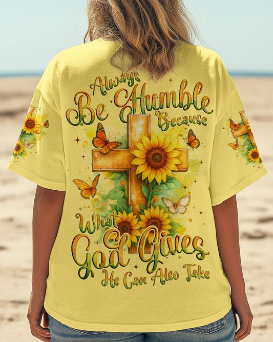 Always Be Humble Women's All Over Print Shirt - Tyqy0206254