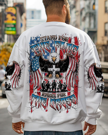 Stand For The Flag Kneel For The Cross Men's All Over Print Shirt - Tlnz2006253
