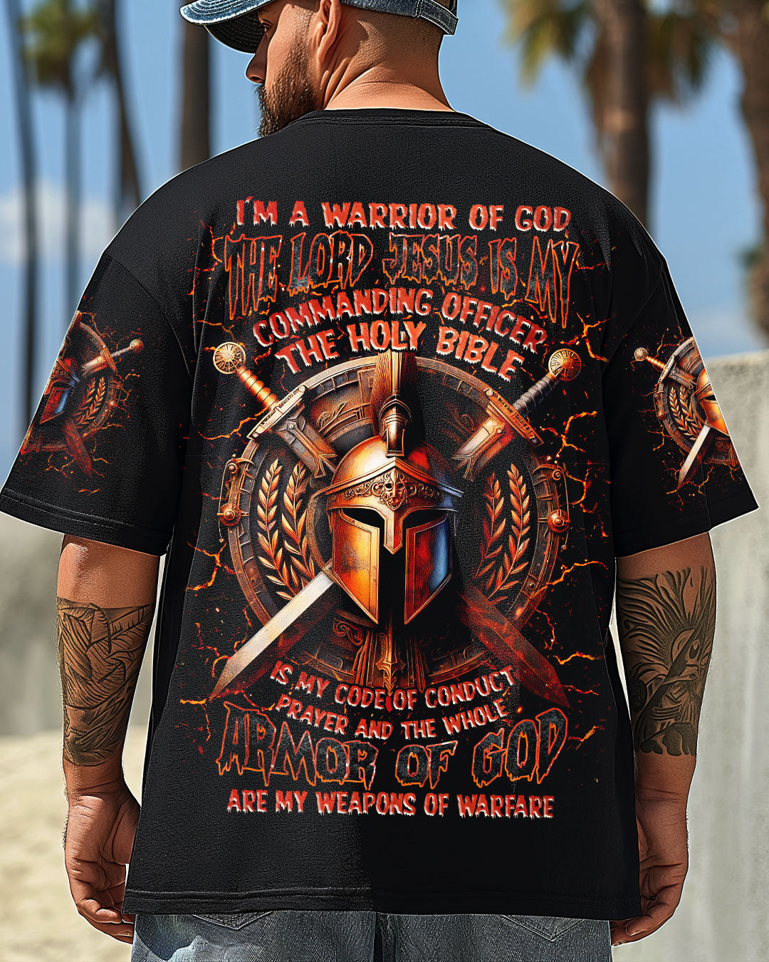 I'm A Warrior Of God Warrior Men's All Over Print Shirt  - Tlnz1204251