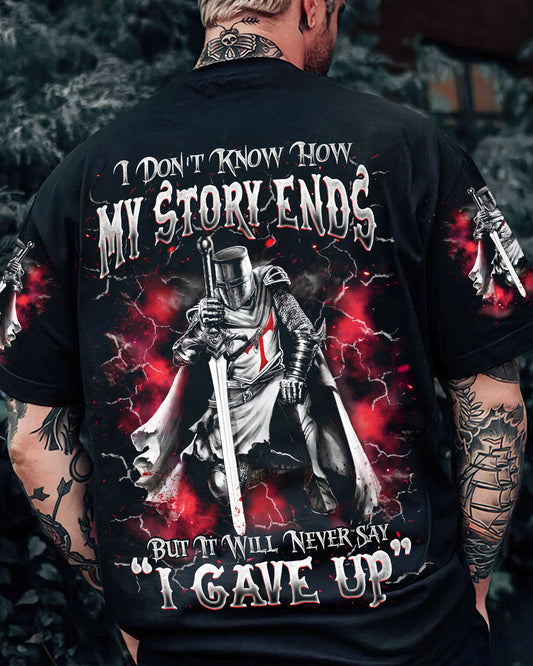 I Don't Know How My Story Ends Warrior Men's All Over Print Shirt - Tlnz1104253