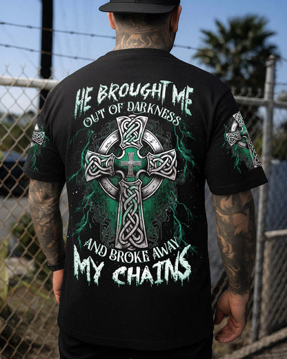 He Brought Me Out Of Darkness Men's All Over Print Shirt   - Tlnz0505252
